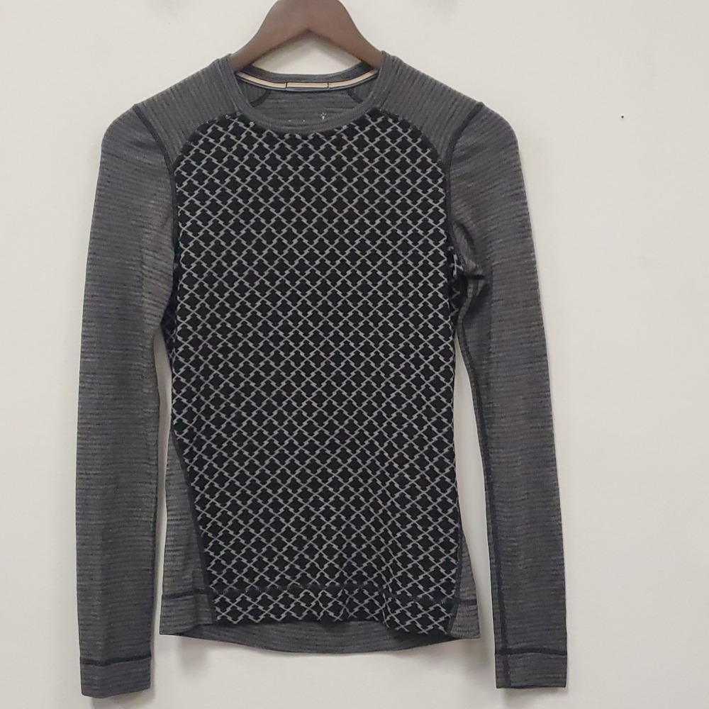 Smartwool Womens Merino Wool 250 Base Layer Crew Neck Shirt Size S Long Sleeve